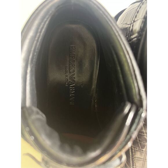 Emporio Armani leather boots main image 9